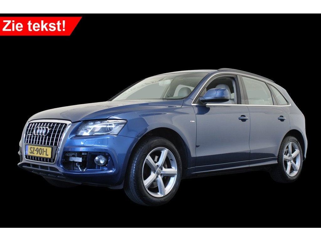 Audi Q5 3.0 TDI quattro Pro Line read text,zie tekst, Auto's, Audi, Euro 5, Gebruikt, Beige, Blauw