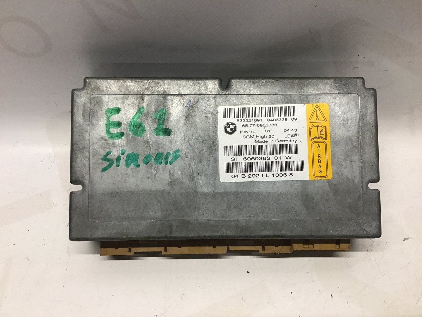 Airbagmodule BMW E60/E61 65776960383, Gebruikt, -, -, Ophalen of Verzenden