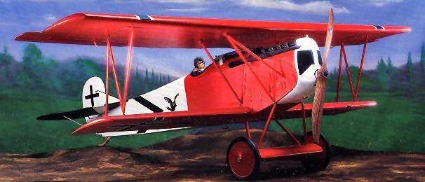 RC Fokker D.VII - 1:7.4, Ophalen, Nieuw, Elektro