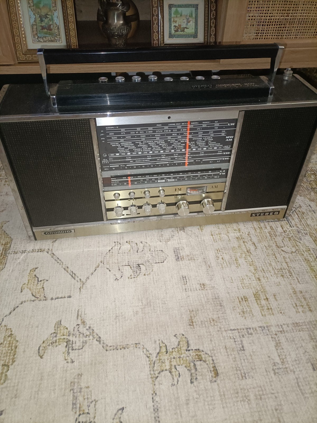 Grundig Stereo Concert-Boy Transistor 4000 Radio, Ophalen of Verzenden, Gebruikt, Transistorradio