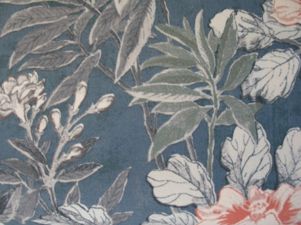 Subli Unique Velvet; bloempatroon; 2 meter meubelstof, Overige materialen, Overige kleuren, 120 cm of meer, Ophalen of Verzenden
