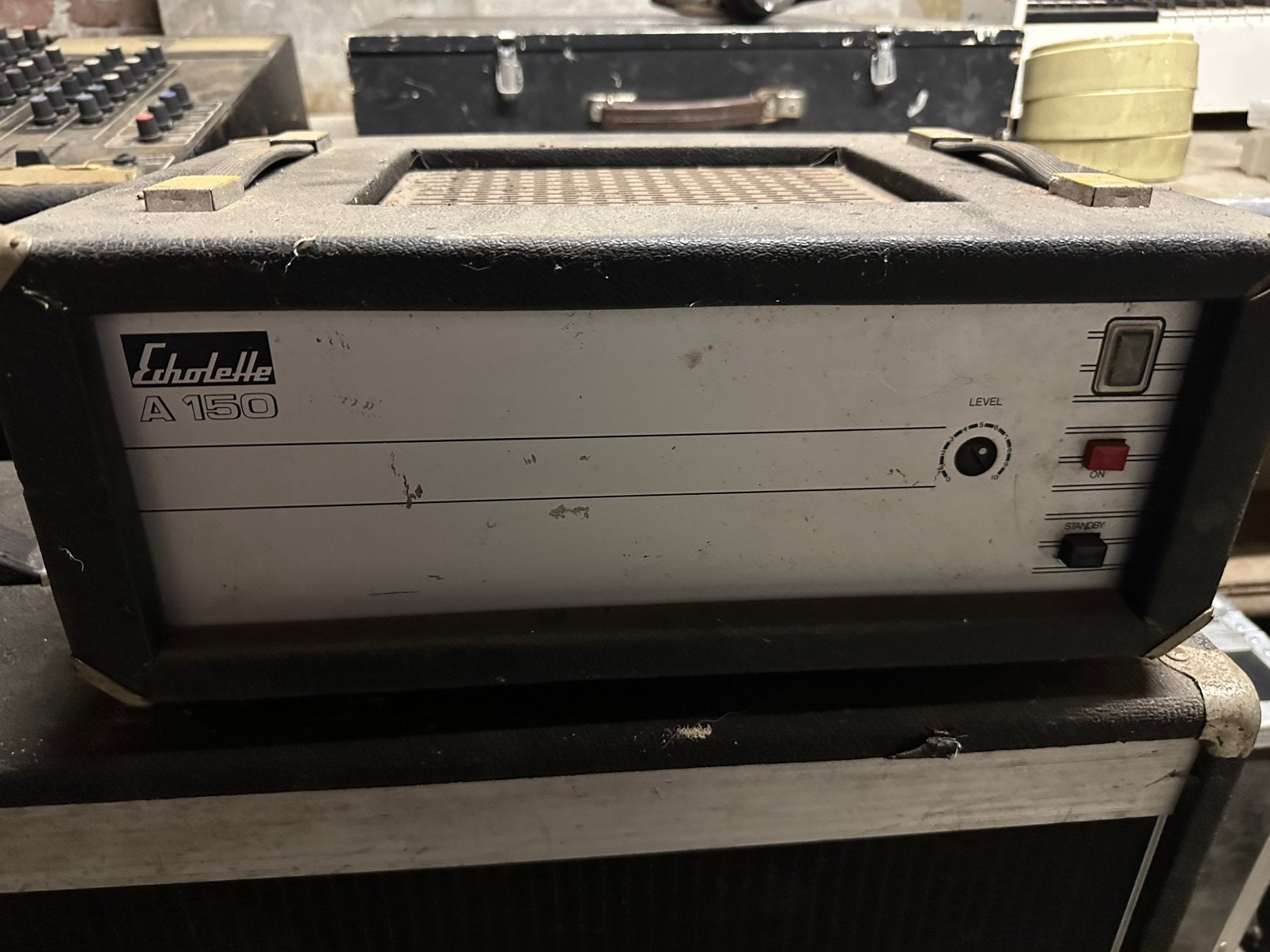 originele vintage Echolette"! A 150 versterker, Ophalen, Gebruikt, 50 tot 100 watt