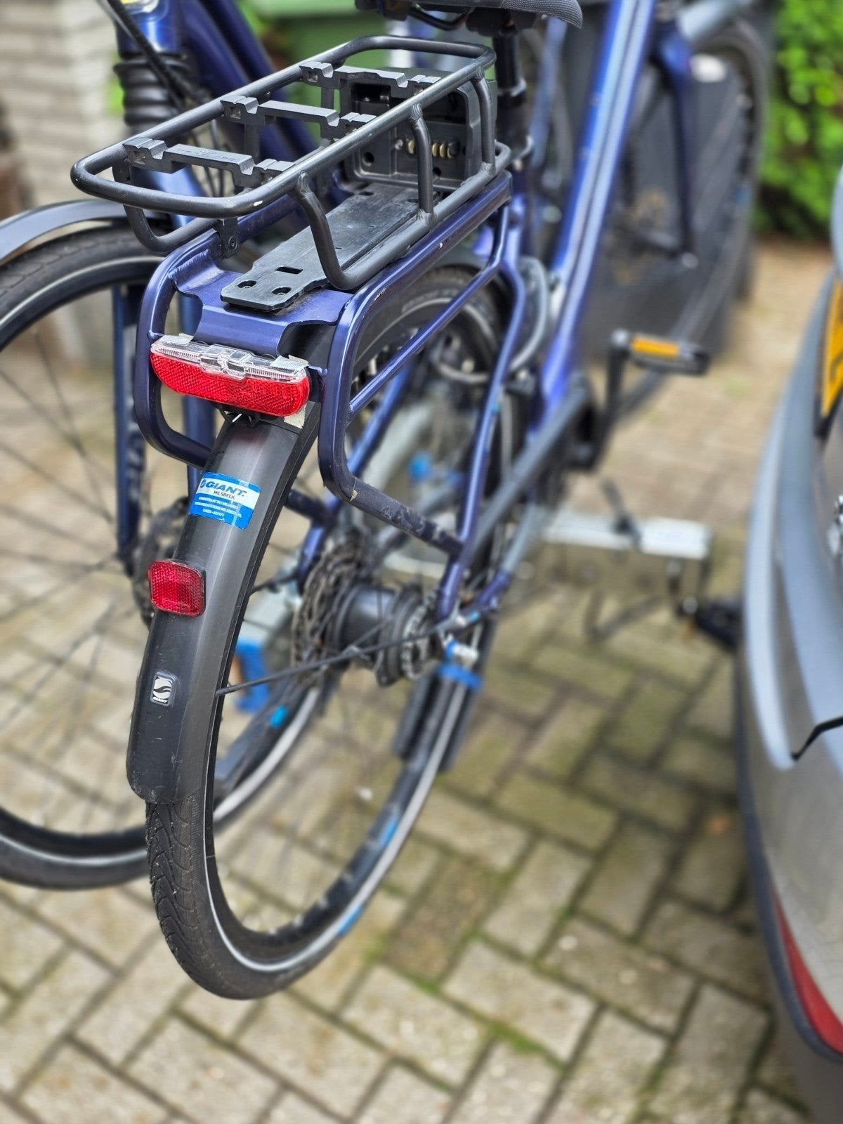 Twinny Load RVS kantelbare fietsdrager 2 fiets max 75kg, Auto diversen, Fietsendragers, Ophalen, Gebruikt
