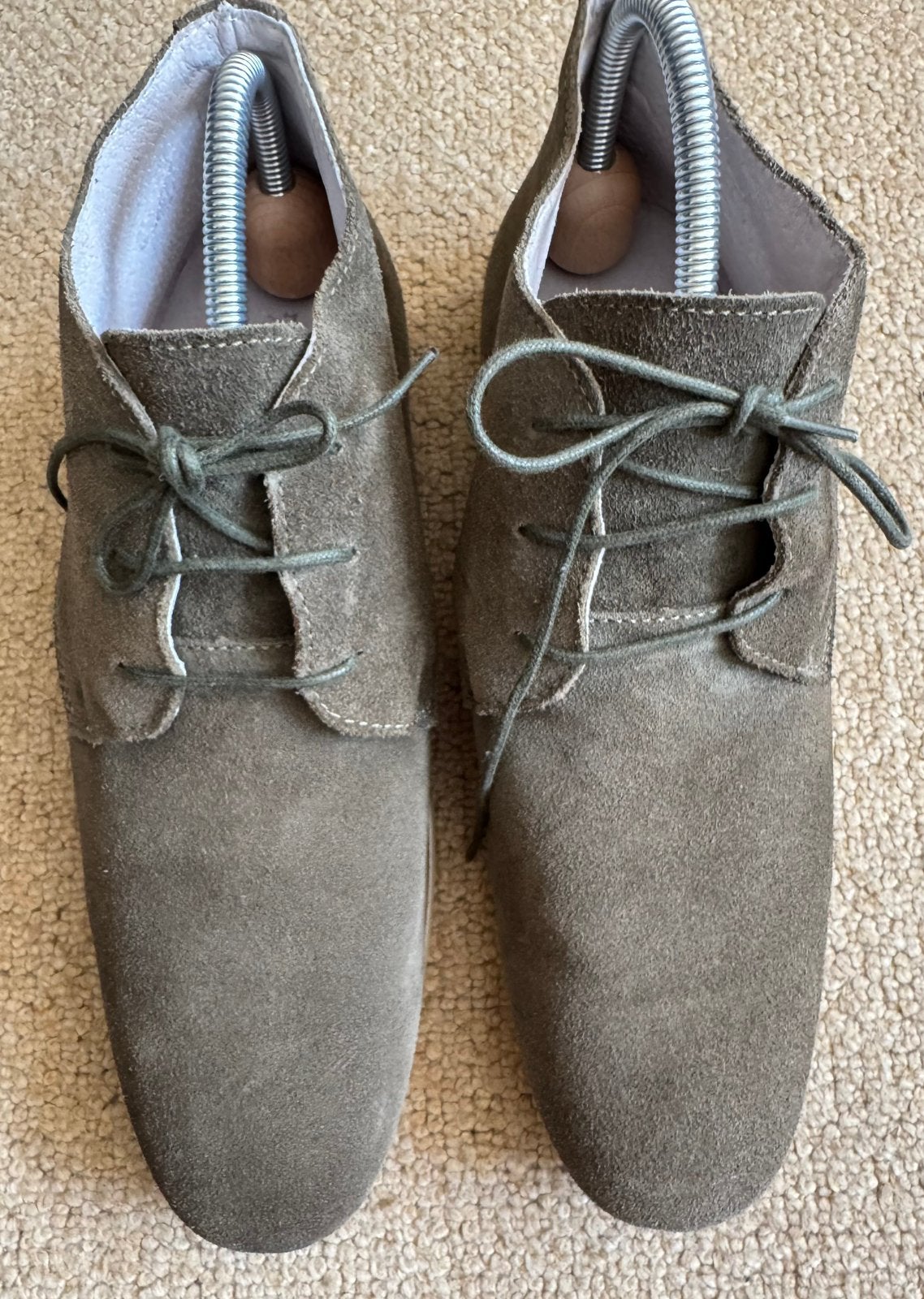 Zapato Fino, 41, licht legee groen, suède, hoge veterschoen, Overige kleuren, Ophalen of Verzenden, Zo goed als nieuw, Veterschoenen