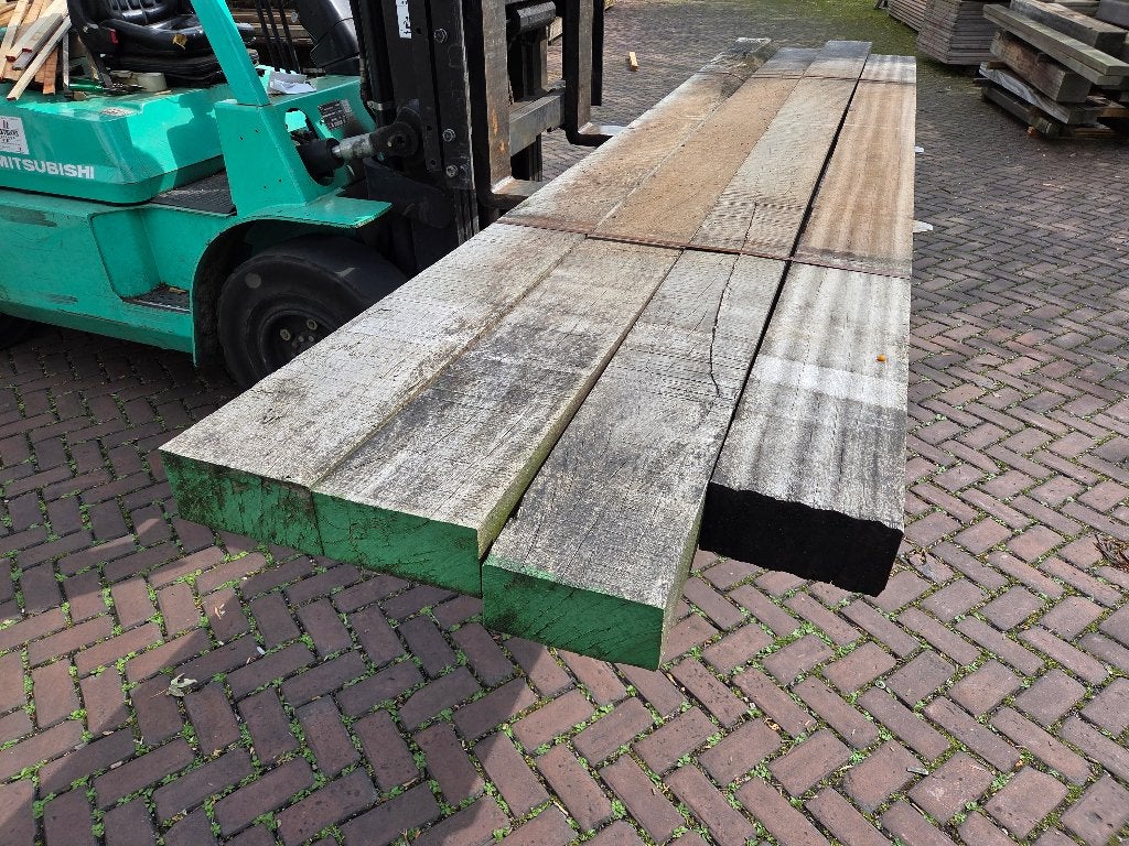 Hardhouten balken 10x20 cm / Extra goedkoop - nr: HB236, Tuin en Terras, Palen, Balken en Planken, Ophalen, 250 cm of meer, Balken