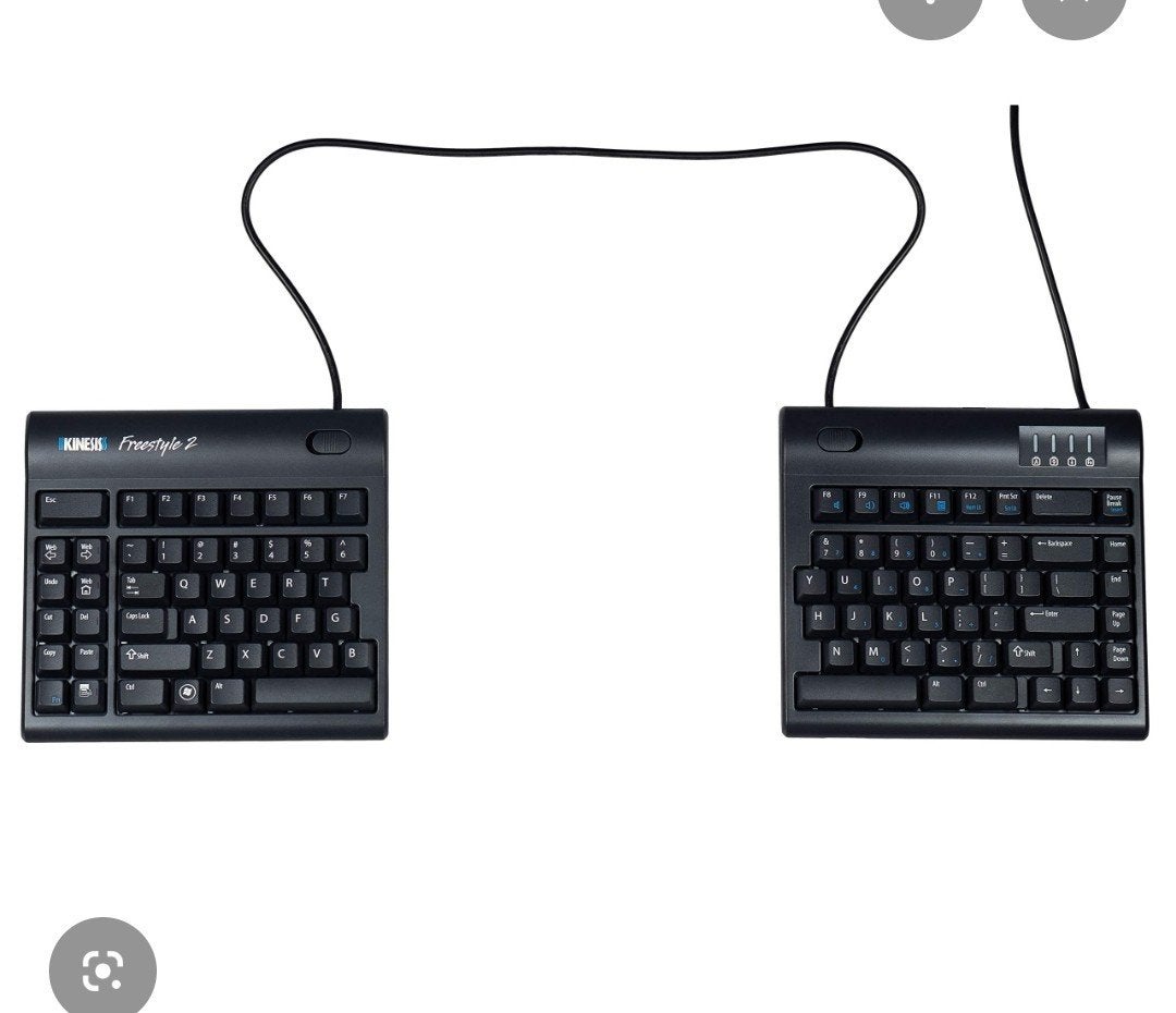 Gezocht: Kinesis Freestyle 2 (split keyboard) 20" tussenkabe, Gebruikt, Ergonomisch, Kinesis, Ophalen of Verzenden