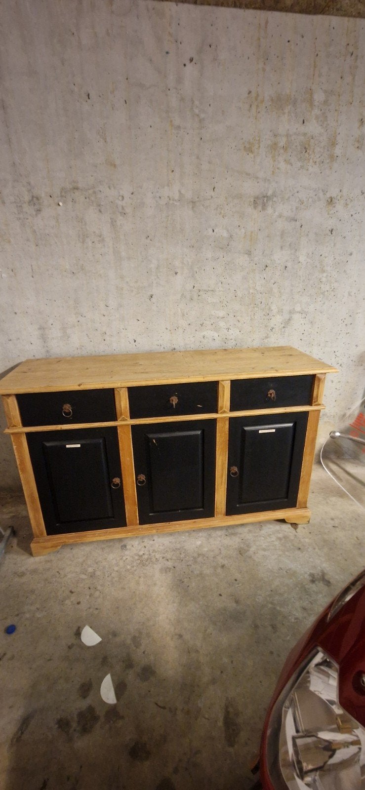 houten dressoir kast, Ophalen, Gebruikt, 25 tot 50 cm