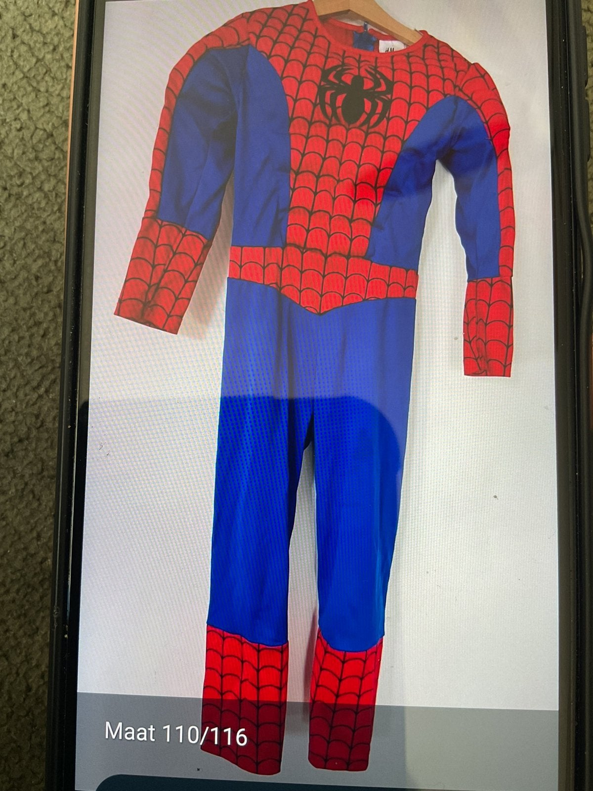 Spiderman pak, Kinderen en Baby's, Ophalen, Zo goed als nieuw, Jongen