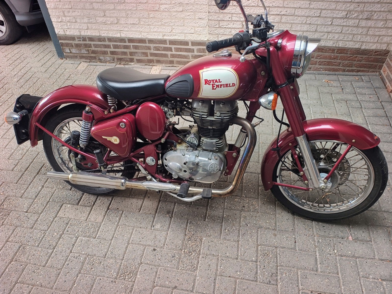 Royal Enfield Classic 500 - Bordeauxrood, Occasion, Particulier, Overig, Royal Enfield