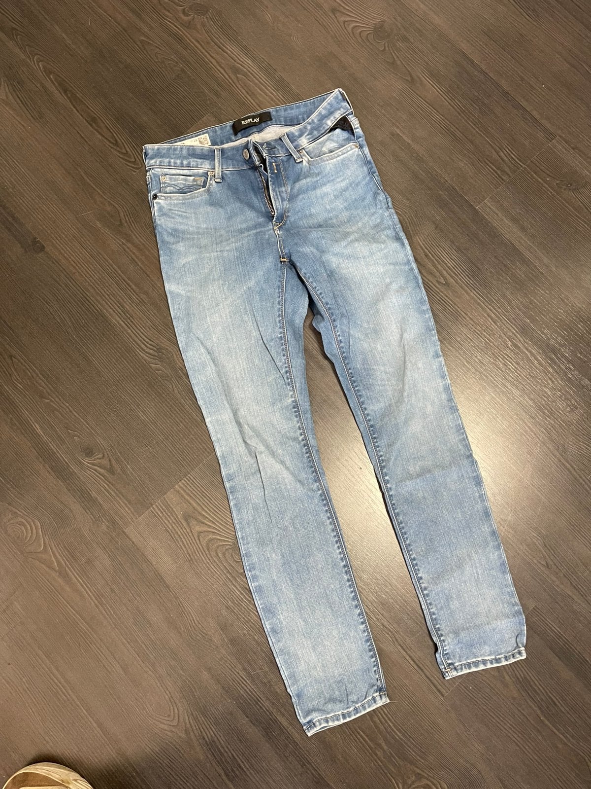 REPLAY, Ophalen of Verzenden, Gedragen, Blauw, W27 (confectie 34) of kleiner