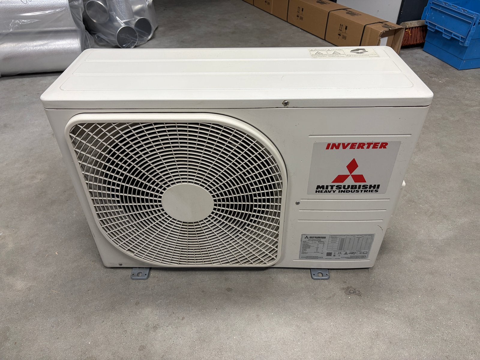 Mitsubishi Heavy Industries buitenunit 3,5kW, Ophalen, 3 snelheden of meer, Gebruikt, Koelen en Ontvochtigen