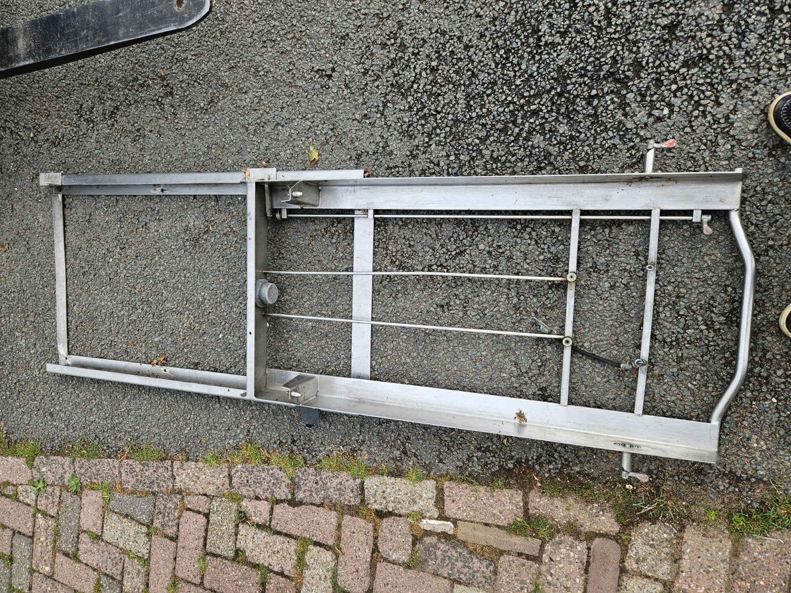 Aluminium laadklep/oprijplaat voor bestelwagen camper 4x4, Ophalen, Gebruikt, Voor, Universele onderdelen