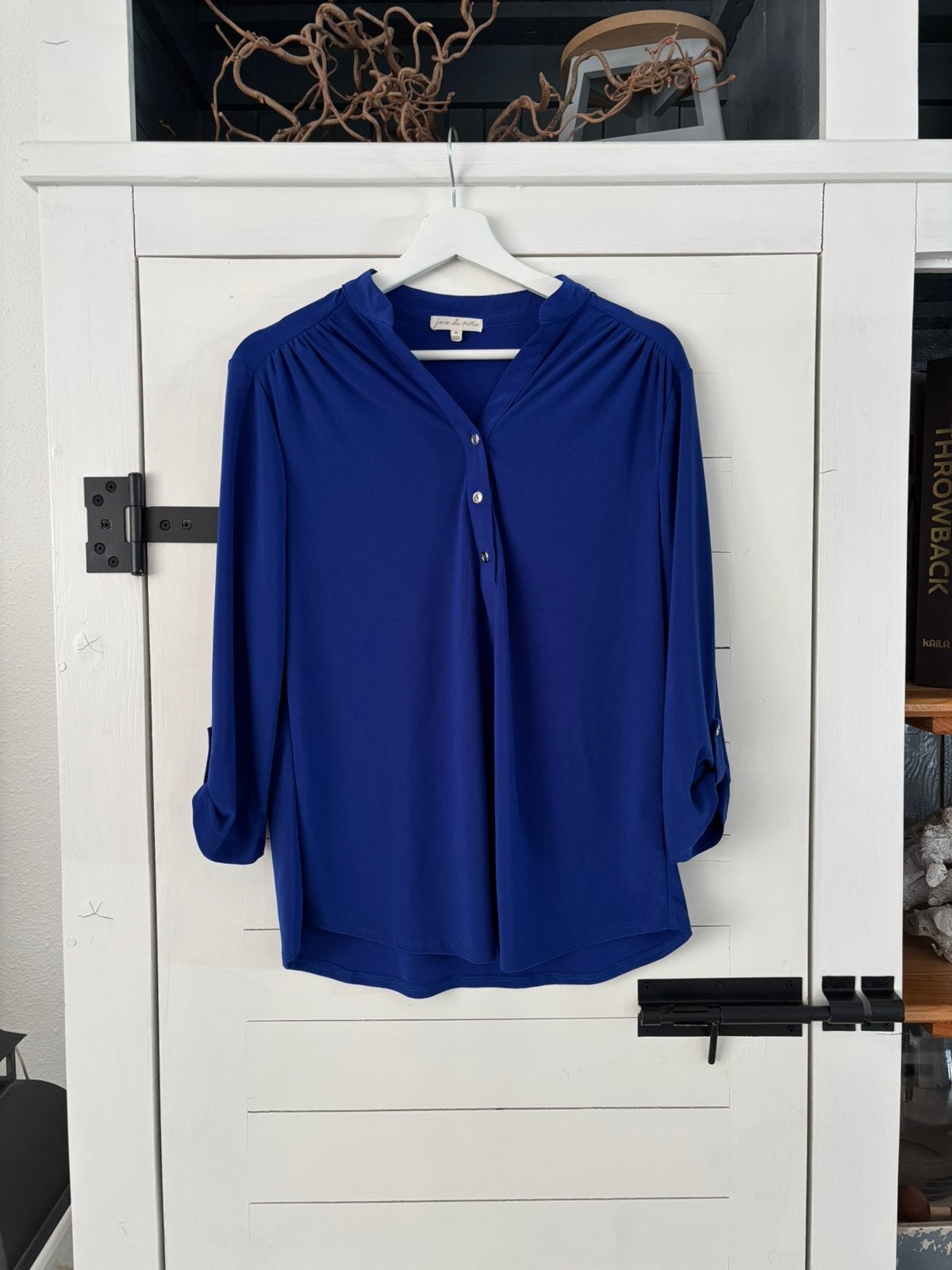 Joie de Vivre blouse M, Kleding | Dames, Ophalen of Verzenden, Nieuw, Maat 38/40 (M), Blauw