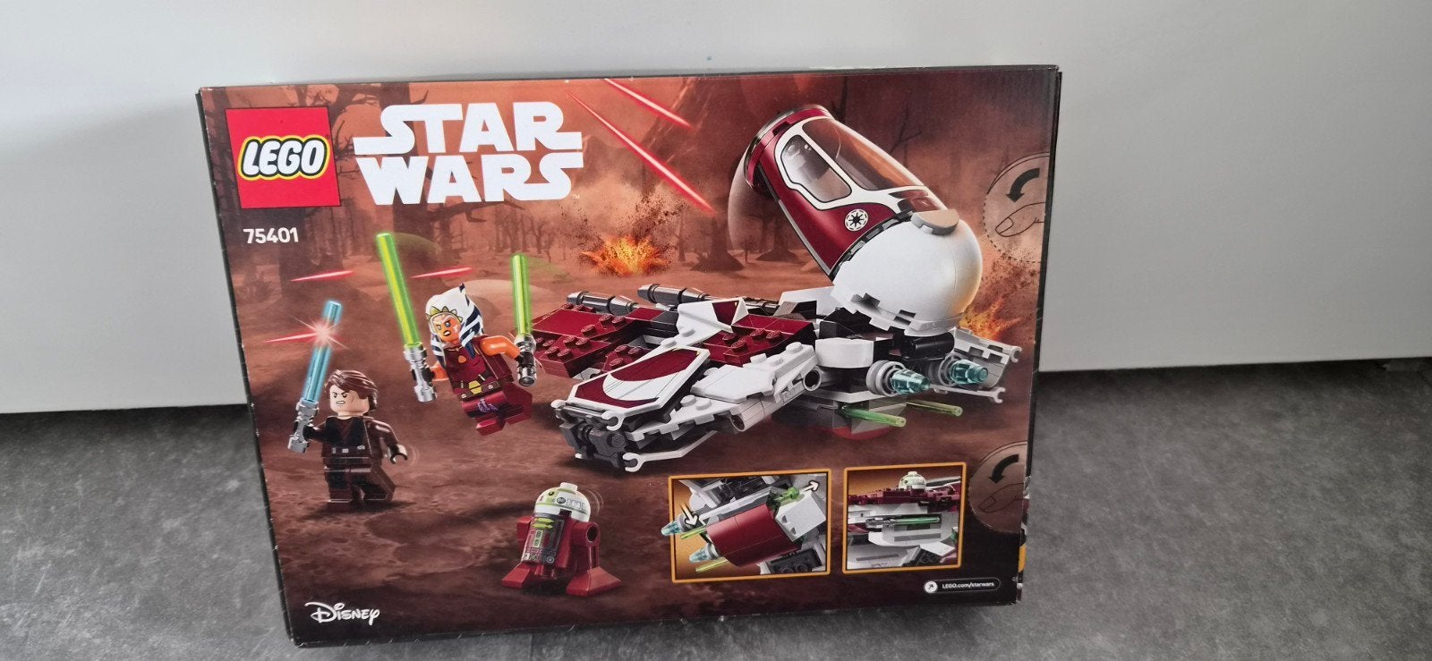 LEGO Star Wars 75401 Ahsoka's Jedi Starfighter, Inclusief minifiguren, Star Wars, Lego, Nieuw