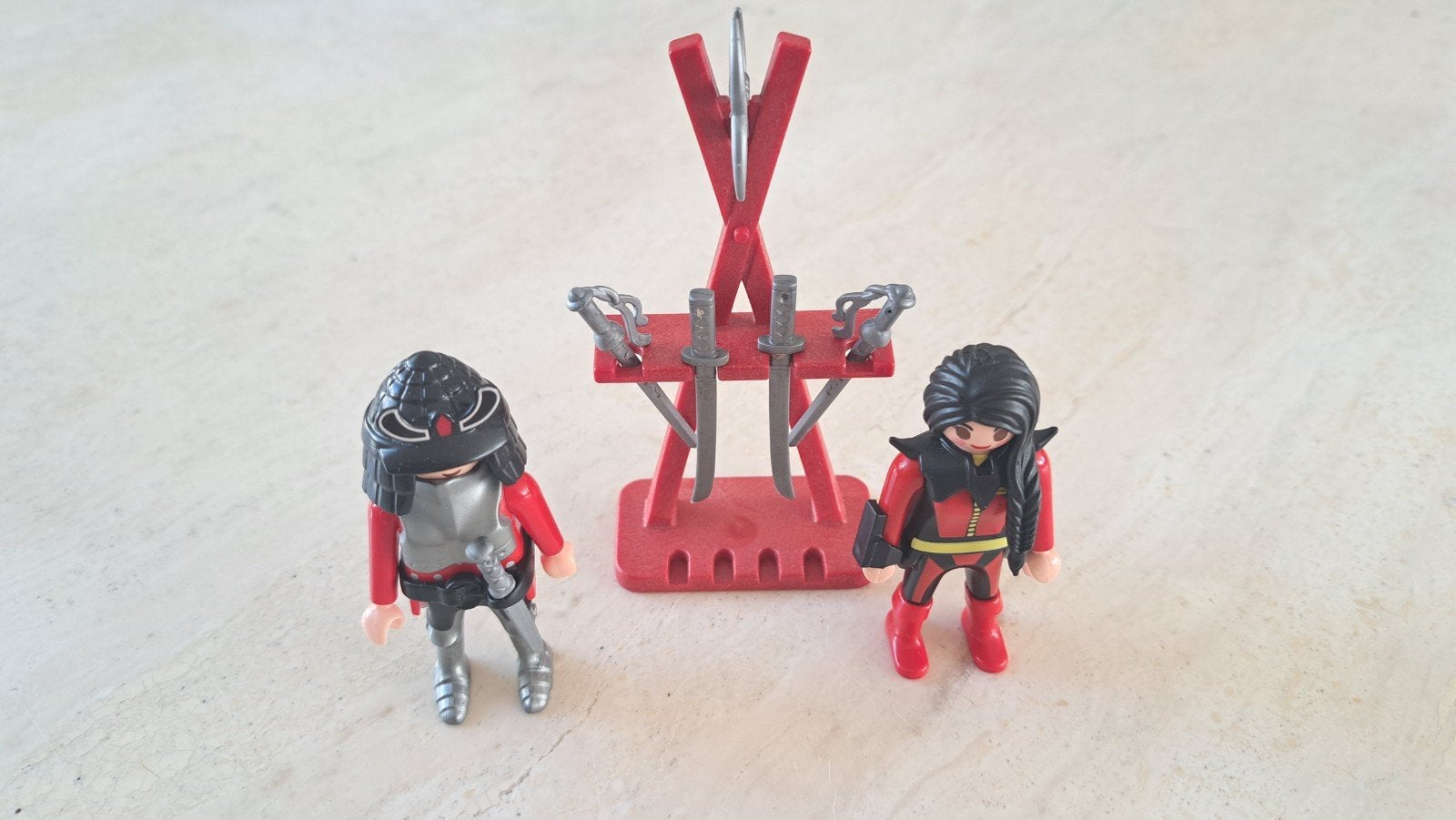 Playmobil Ninja Figuren met Wapenset, Gebruikt, Complete set, Ophalen of Verzenden, Figuren