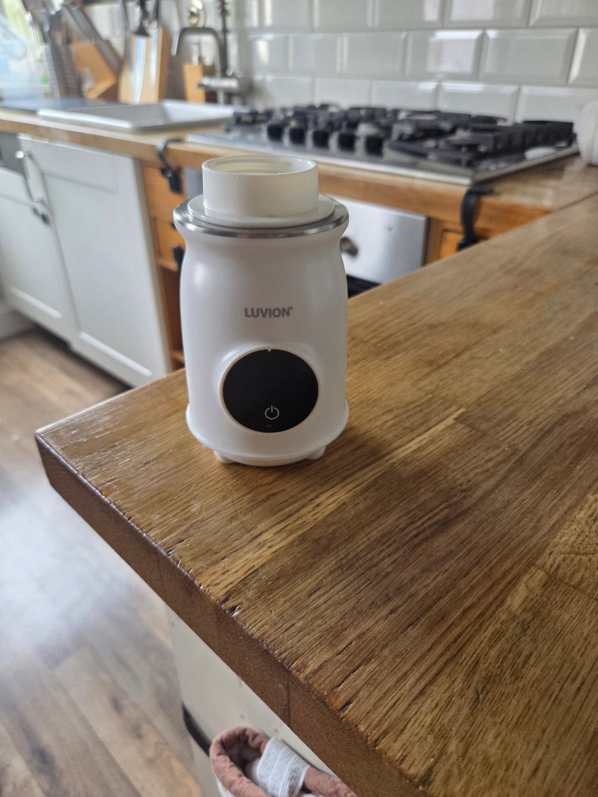 Luvion fles warmer, Kinderen en Baby's, Ophalen, Flessen- of potjesverwarmer, Gebruikt, Luvion