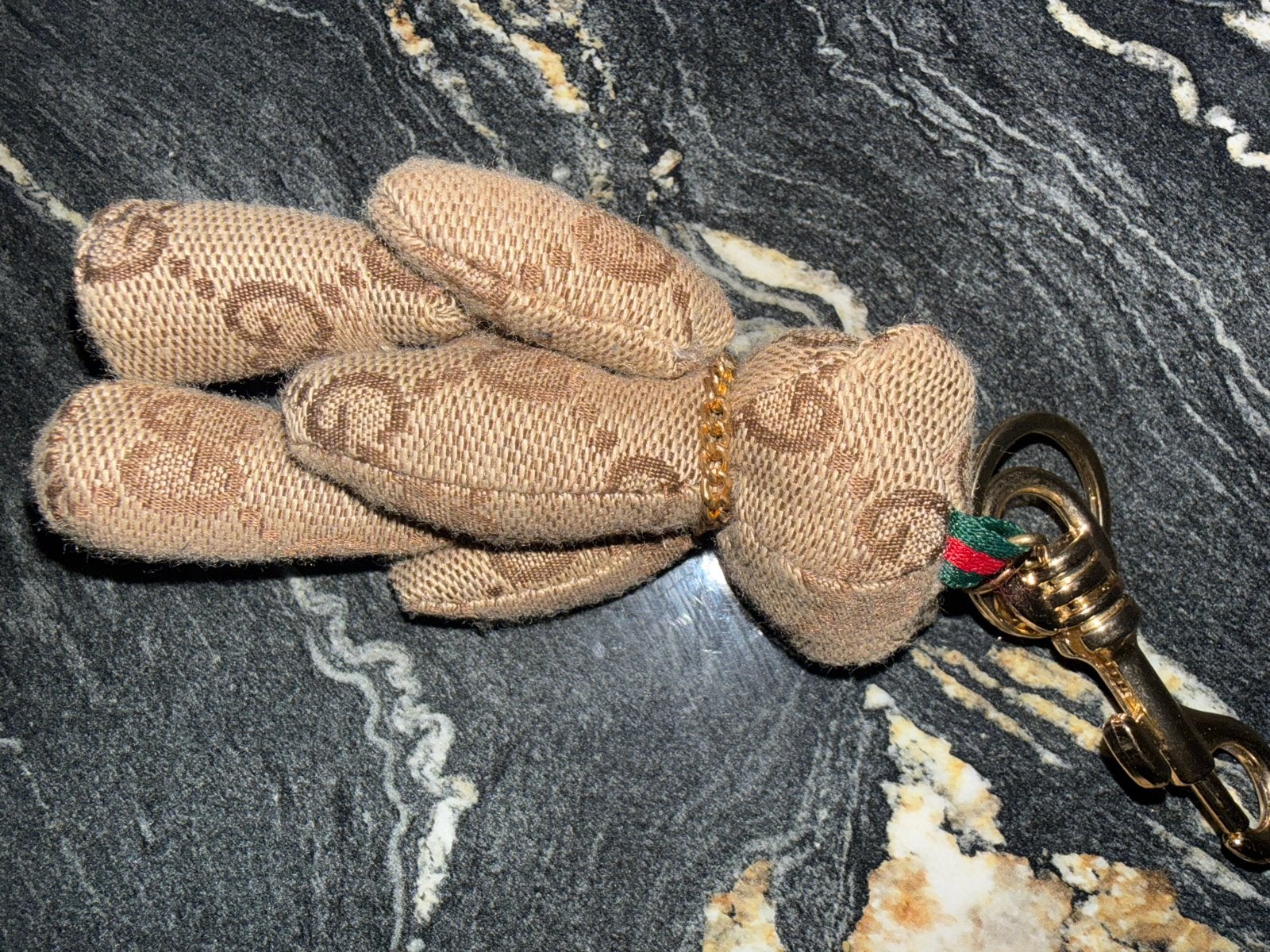 Gucci Teddybeer Sleutelhanger tashanger, Ophalen of Verzenden