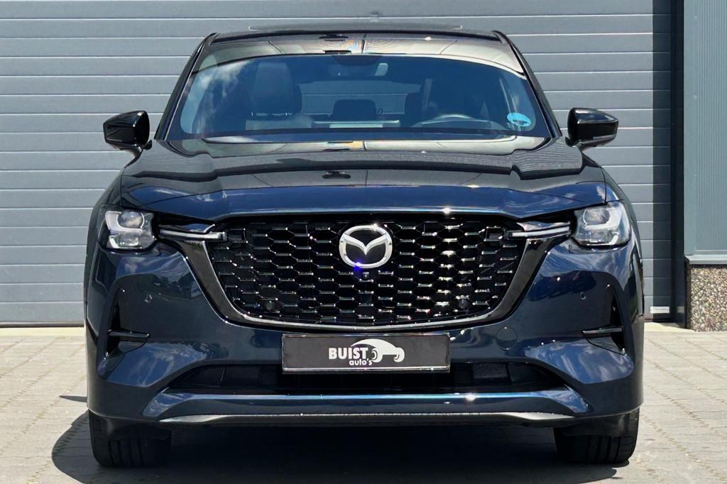 Mazda CX-60 2.5 e-SkyActiv PHEV Homura Plus VOL! (bj 2024), Auto's, Mazda, Automaat, Zwart, 4 cilinders, Blauw