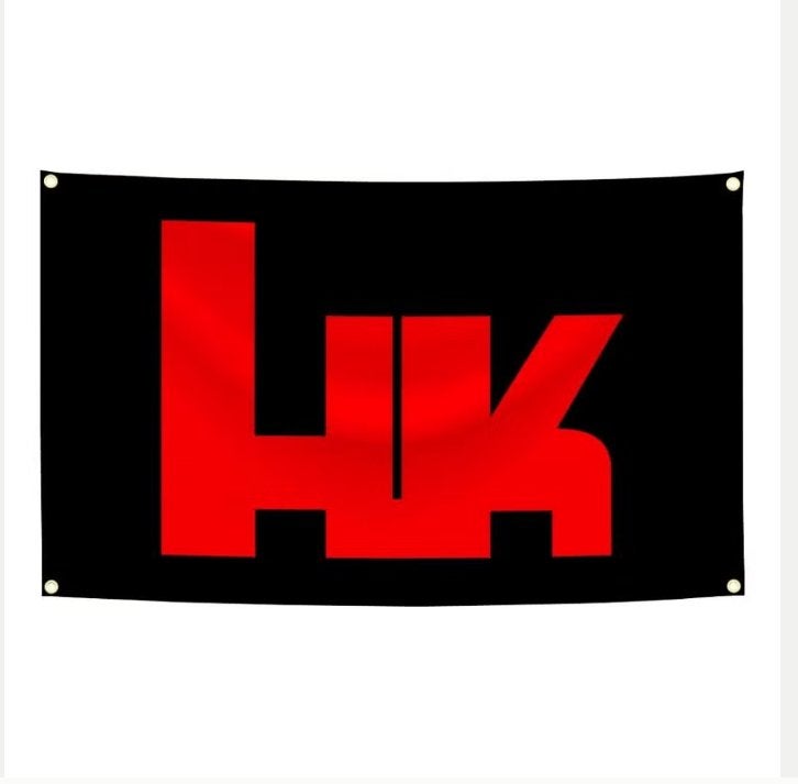 Grote vlaggen Heckler & Koch (150x90cm), Ophalen of Verzenden, Nieuw