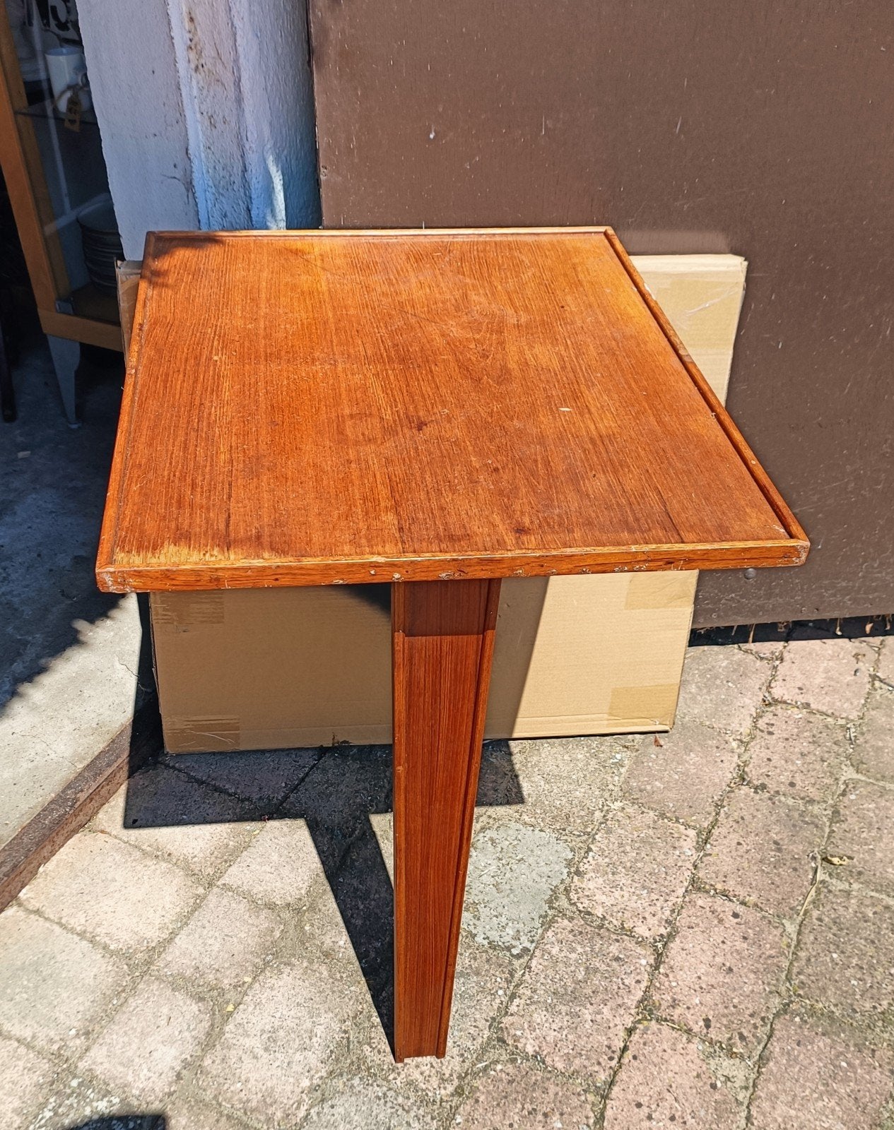 Vintage houten boottafel - 65x54,5x68 cm, Watersport en Boten, Accessoires en Onderhoud, Ophalen of Verzenden, Gebruikt, Overige typen