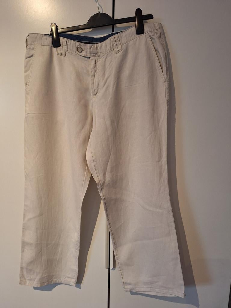 Canda herenbroek in kantoen/linnenlook., Ophalen of Verzenden, Zo goed als nieuw