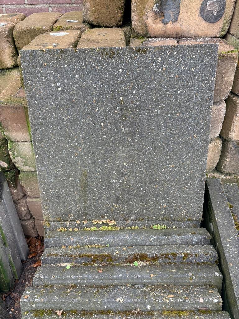 18 tegels antraciet 50x50 cm 18 stuks gratis, Ophalen, Zo goed als nieuw, Beton, Terrastegels