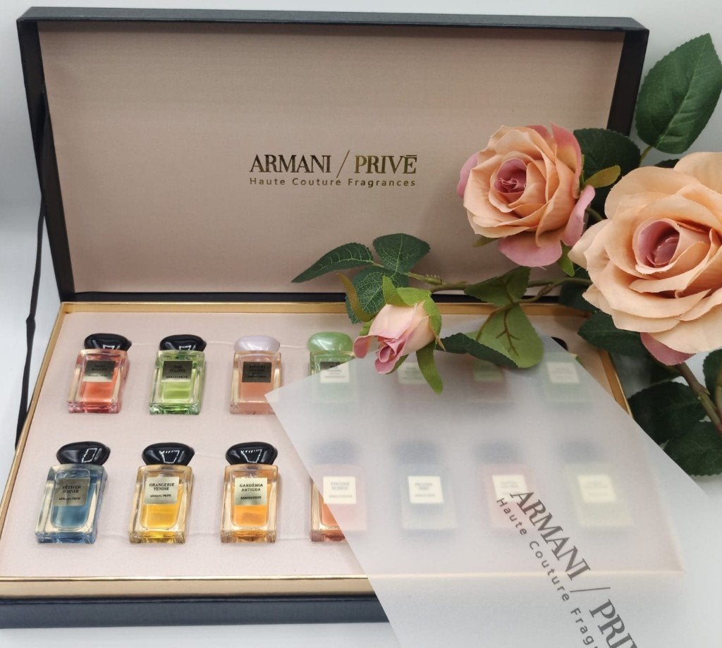 ARMANI PRIVÉ LUXE GIFTSET – 14 x 7,5 ML, Ophalen, Miniatuur, Gevuld