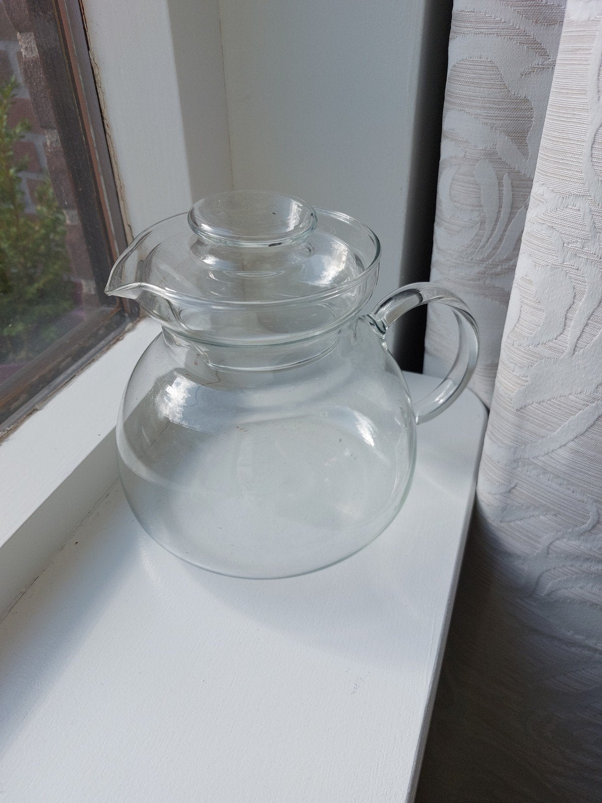 Glazen theepot - gratis af te halen, Theepot/fluitketel, Ophalen, Zo goed als nieuw, Glas