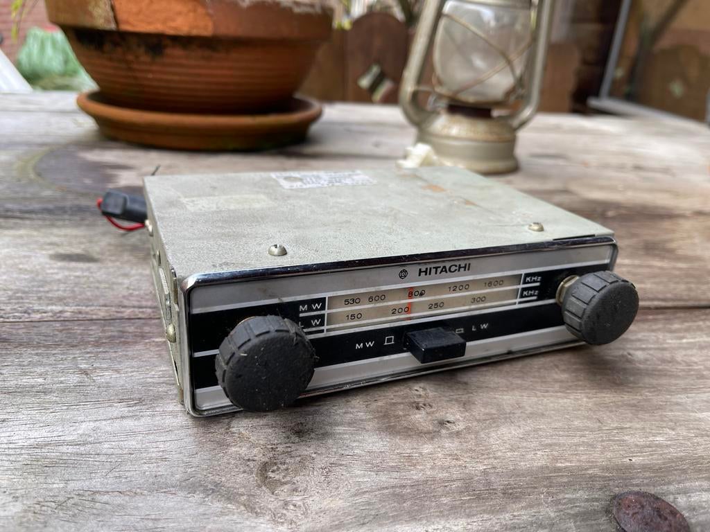 Vintage Hitachi WM-702R Autoradio - Klassieke Transistor, Ophalen of Verzenden, Gebruikt