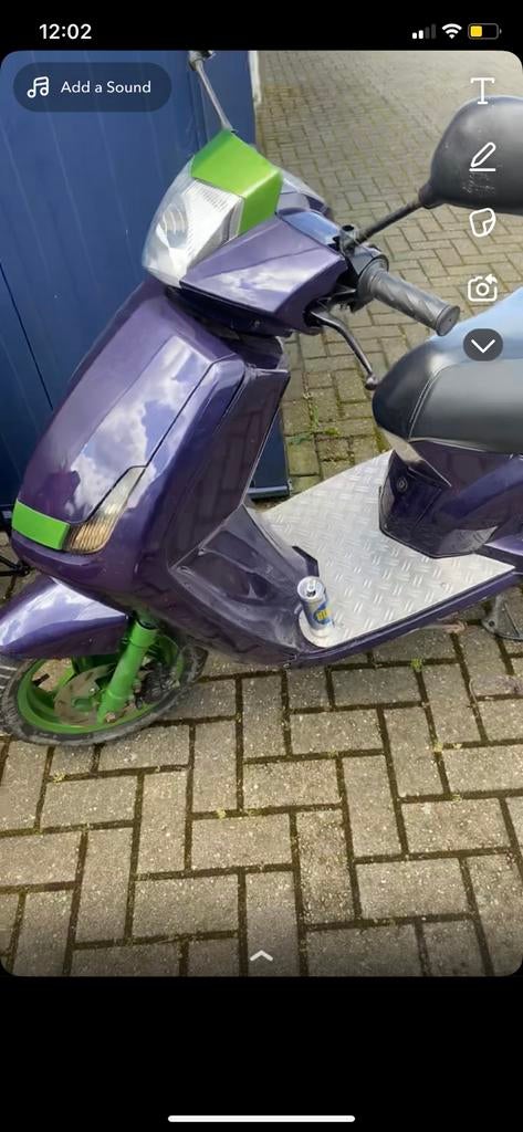 New vivacity 70cc 2t loopt niet, Fietsen en Brommers, Scooters | Peugeot, Ophalen, Zo goed als nieuw, Tweetakt, Vivacity