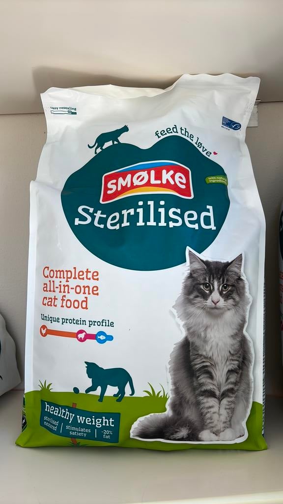 Kattenbrokken Smolke sterilised 4 kilo, Dieren en Toebehoren, Ophalen of Verzenden, Kat