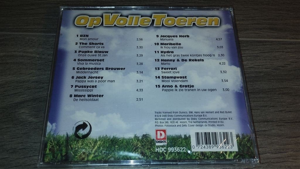 Op Volle Toeren 1 [NIEUW], Cd's en Dvd's, Ophalen of Verzenden, Gebruikt, Levenslied of Smartlap
