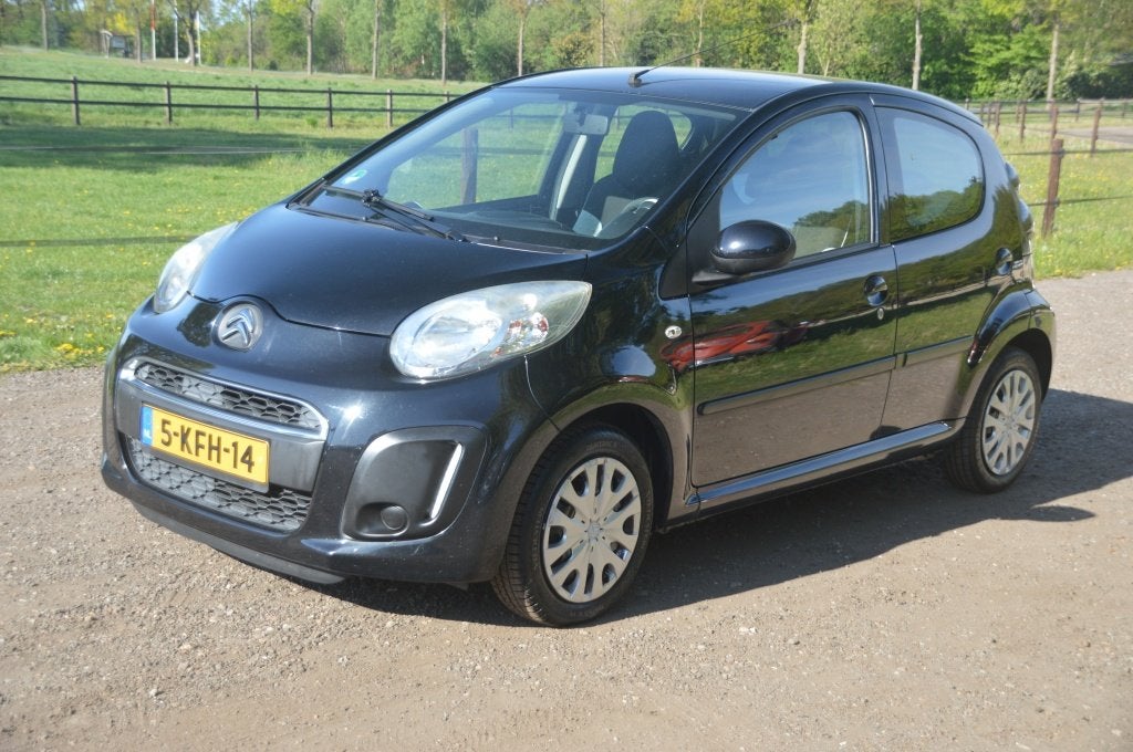 Citroën C1 1.0 Collection Zwart 5 deurs Airco (bj 2013), Auto's, Voorwielaandrijving, Euro 5, Stof, Gebruikt