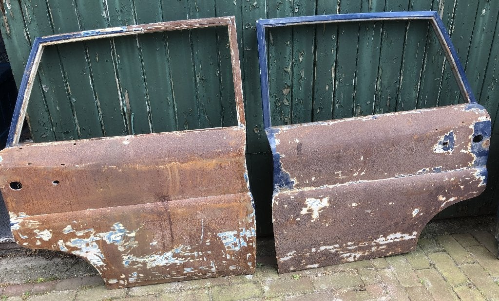 Mercedes-Benz Heckflosse, 2 achterdeuren, links en rechts, Ophalen, Gebruikt, Deur, Mercedes-Benz
