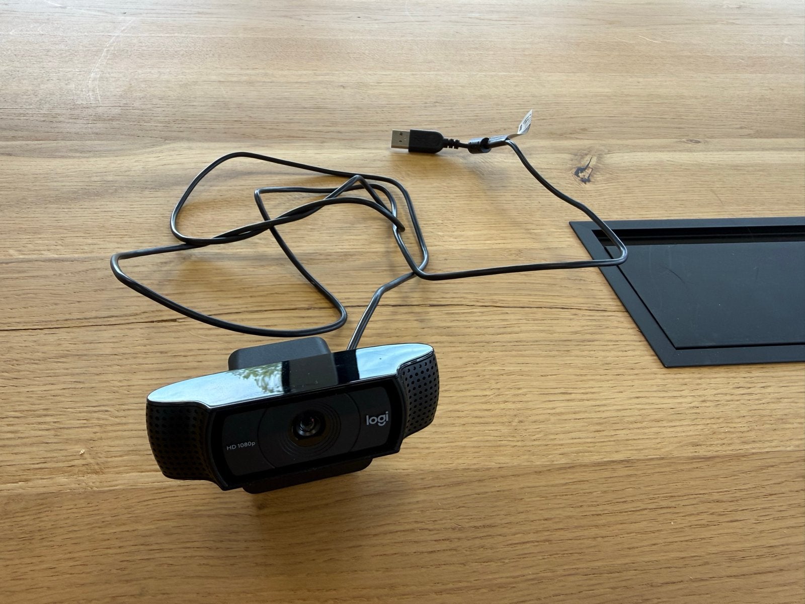 Logitech C920 HD Pro Webcam - Full HD 1080p, Computers en Software, Ophalen, Zo goed als nieuw, Windows, Monitorclip