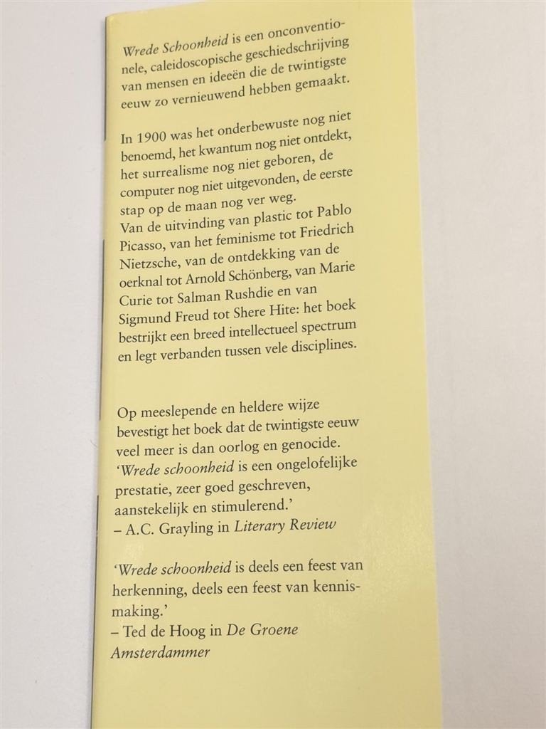 Wrede Schoonheid — Mensen en Ideeën Gevormd Moderne Denken, Boeken, Ophalen of Verzenden, Zo goed als nieuw, Europa