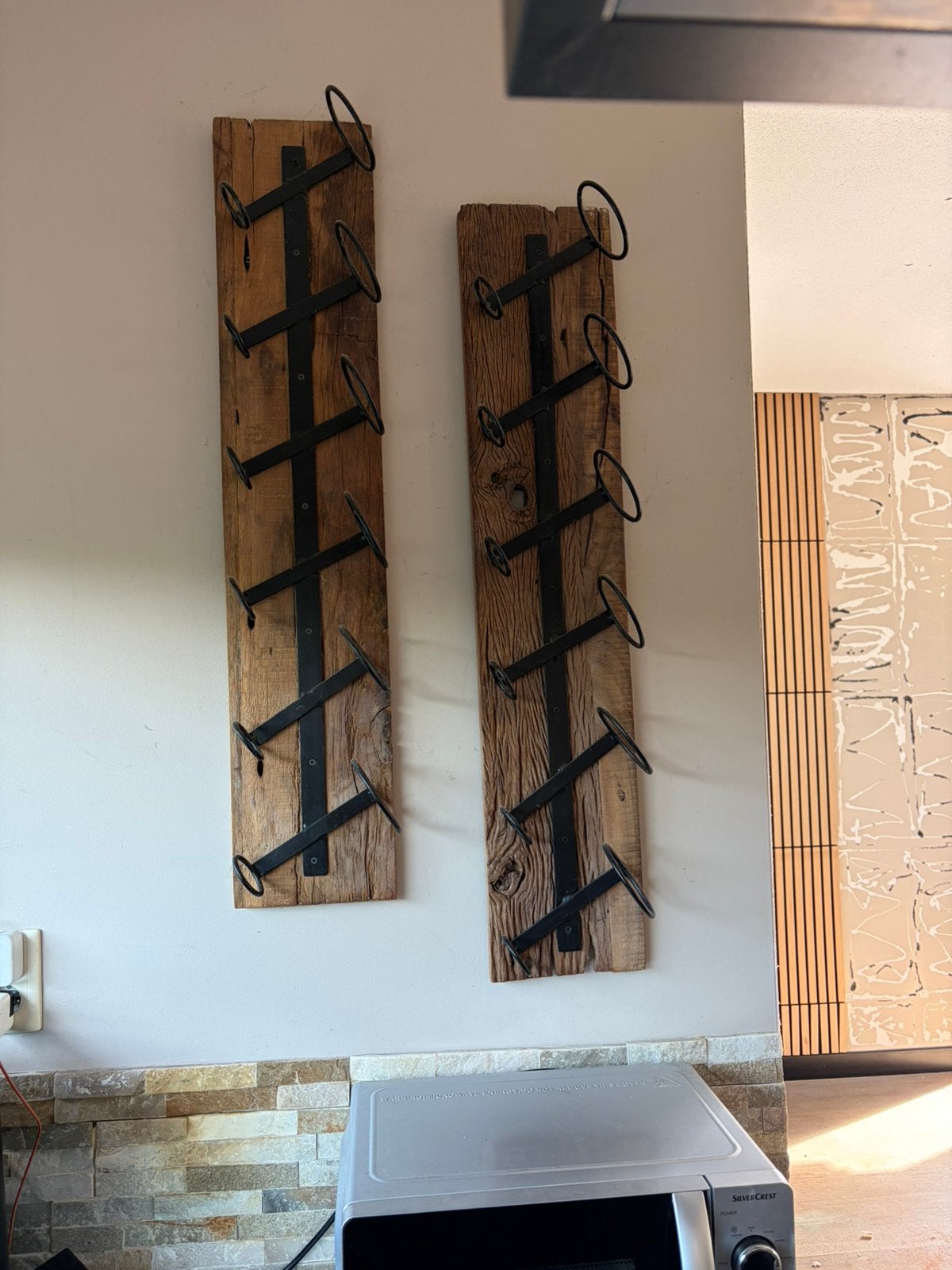 2x Loods5 Houten wijnrek 12 flessen, Ophalen, 5 tot 15 flessen, Zo goed als nieuw, Nvt