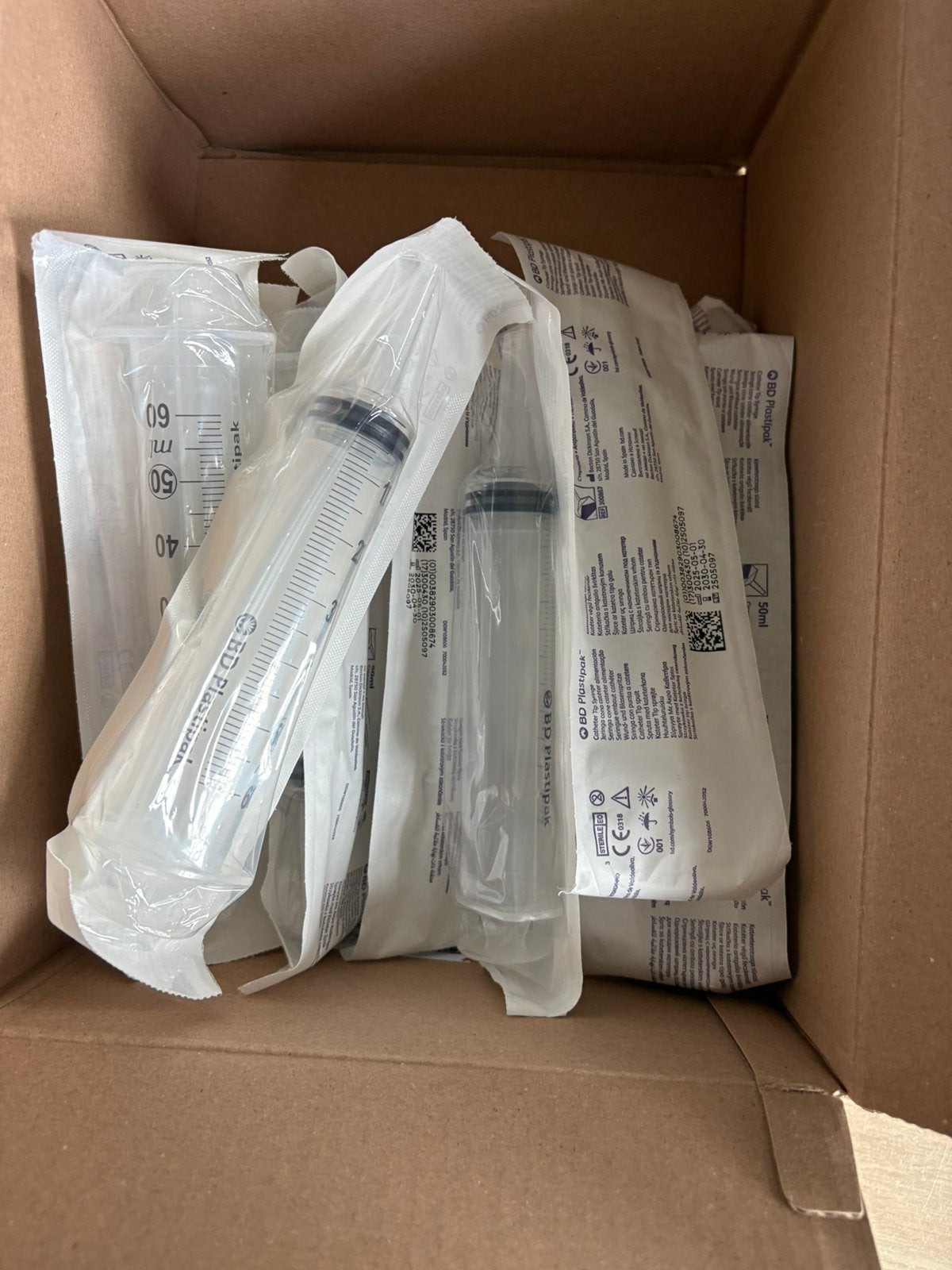 17 x 50/60 ml spuit met kathetertip, Ophalen of Verzenden, Nieuw
