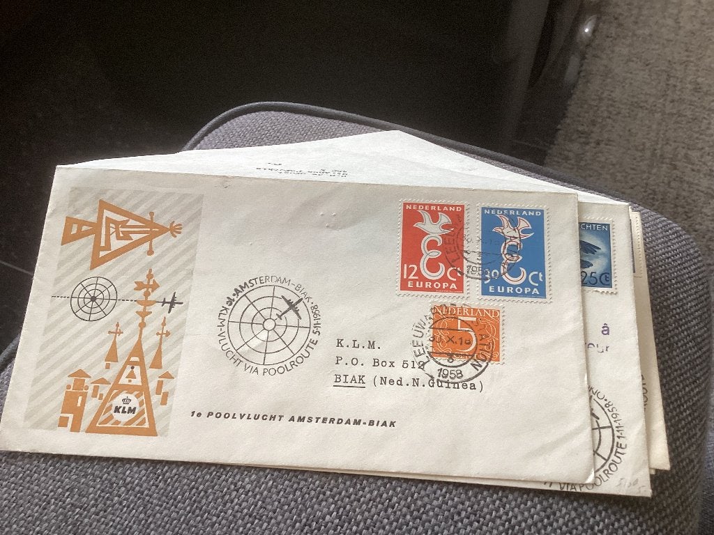 No2544 KLM Amsterdam Biak 30-10-1958 Nederland jaargang, Ophalen, Nederland