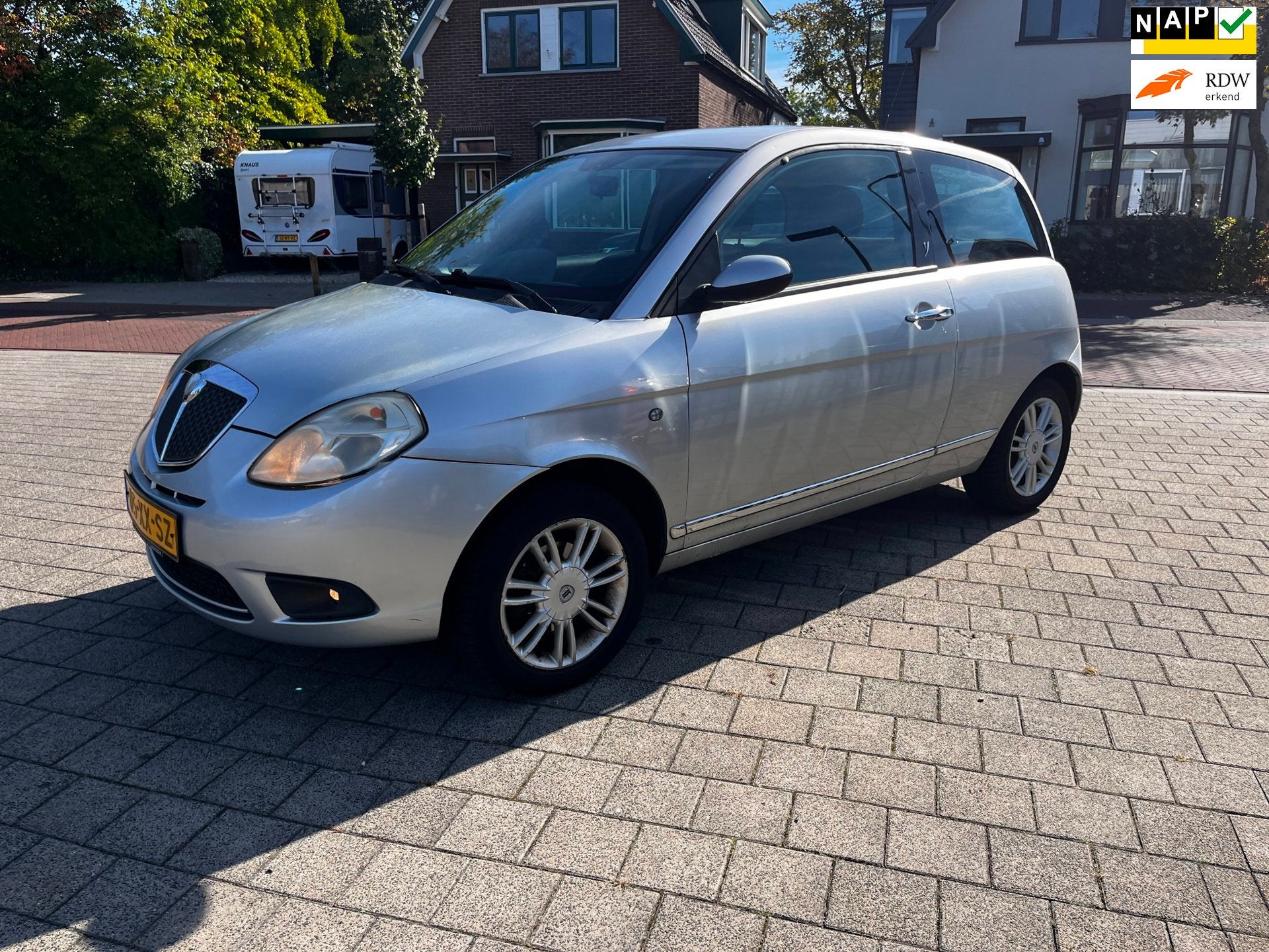 Lancia Ypsilon 1.4 Oro Airco LM APK Rijd goed! inruilkoopje, Auto's, Voorwielaandrijving, Stof, Gebruikt, 4 cilinders