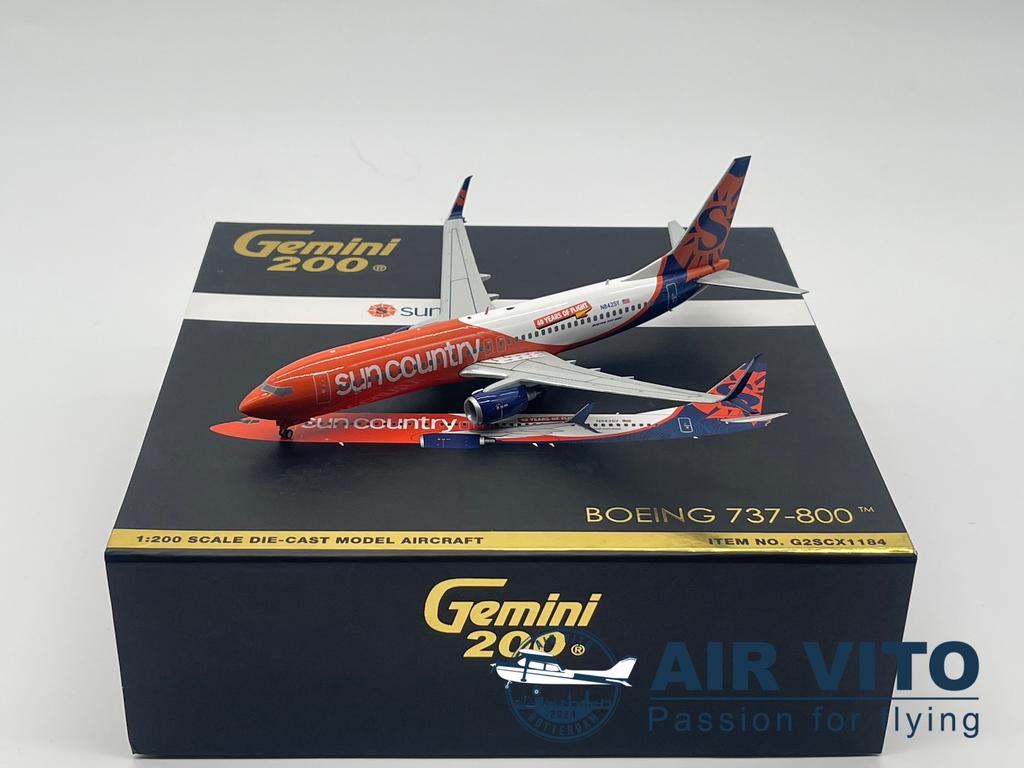 Boeing 737-800 Sun Country Airlines "40 Years ofFlightN842SY, Schaalmodel, -, -, Nieuw