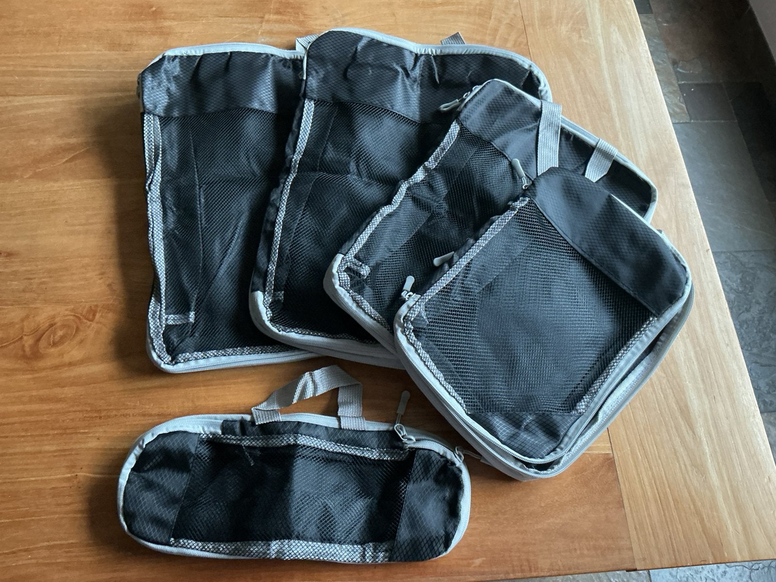 Koffer organisers - packing cubes - set van 5 met compressie, Ophalen of Verzenden, Nieuw, 30 cm of meer