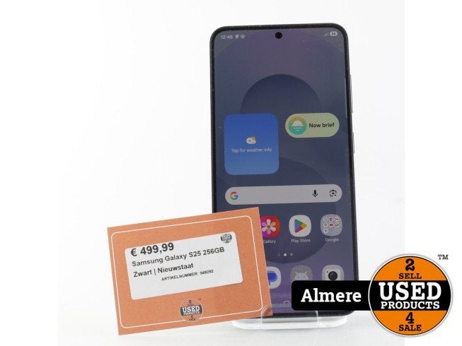 Samsung Galaxy S25 256GB Zwart | Nieuwstaat