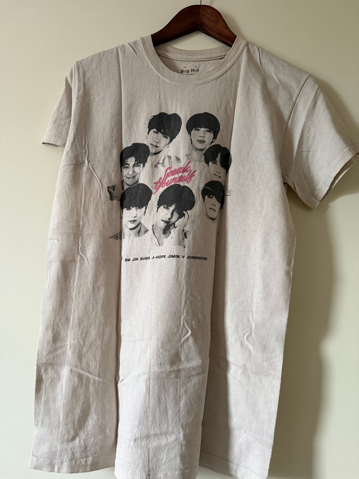 BTS love yourself speak yourself official tour merch tshirt, Ophalen of Verzenden, Kleding