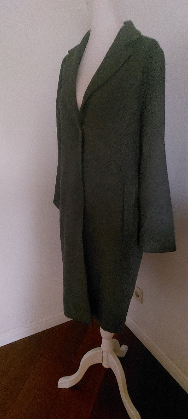 Dames single-breasted jas, Kleding | Dames, Jassen | Winter, Maat 42/44 (L), Ophalen of Verzenden, H& M, Grijs