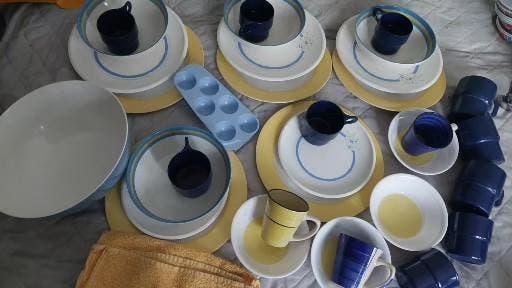 camping servies, Ophalen of Verzenden, Gebruikt