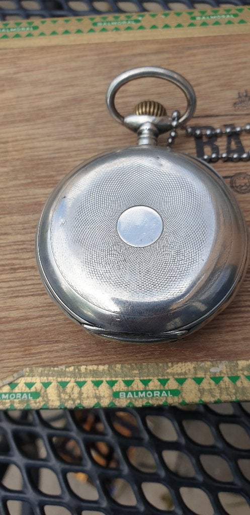 В.ФРЕЙМУТЪ 875 zilveren zakhorloge Nikolaj II Aleksandrovit, Ophalen of Verzenden