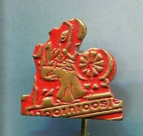 Doornroosje rood/ koper stripfiguur misdruk speldje( L_063), Verzenden, Nieuw, Figuurtje, Speldje of Pin