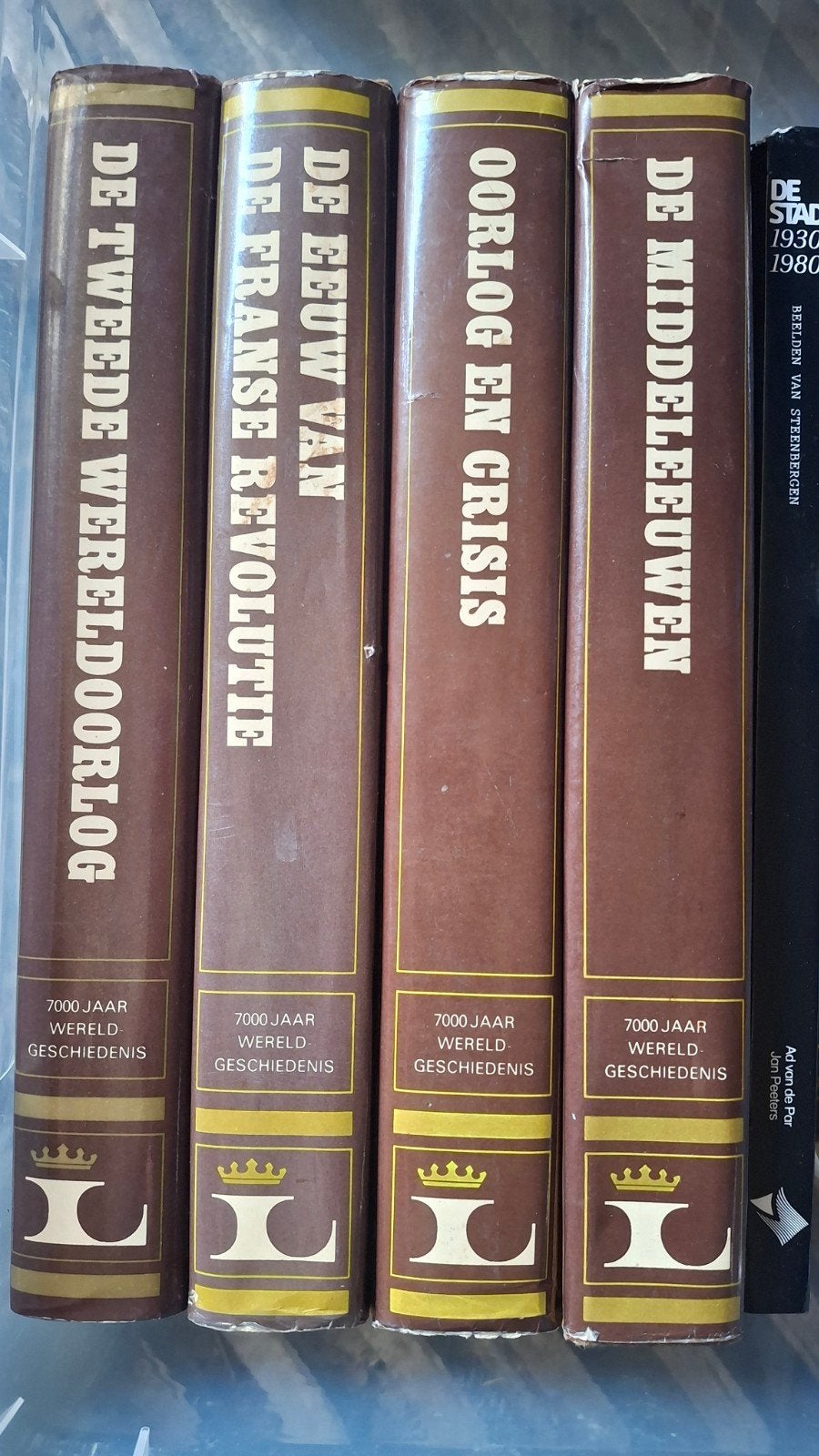 7000 jaar wereldgeschiedenis, 4 exemplaren, Ophalen, Gelezen, Overige onderwerpen