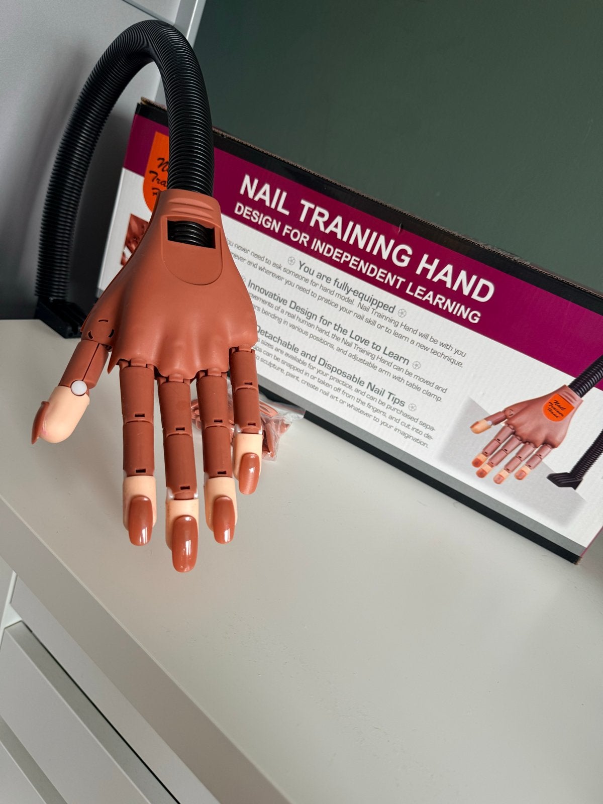 Professionele Nail Training Hand - Oefenhand Nagelstyling, Ophalen, Zo goed als nieuw, Overige typen